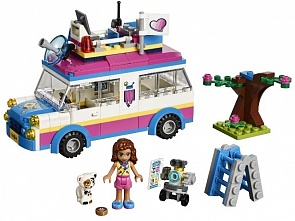Конструктор из серии Lego Friends - Передвижная научная лаборатория Оливии (Lego, 41333-L)